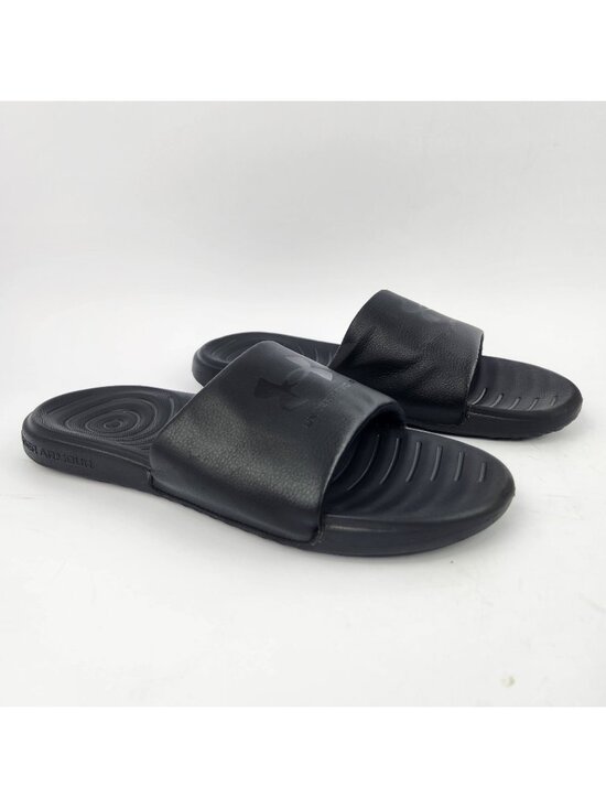 Under Armour Sandals Mens 11 Ansa Fixed Slide Black Slip On Comfort 3023761-003 main image 7
